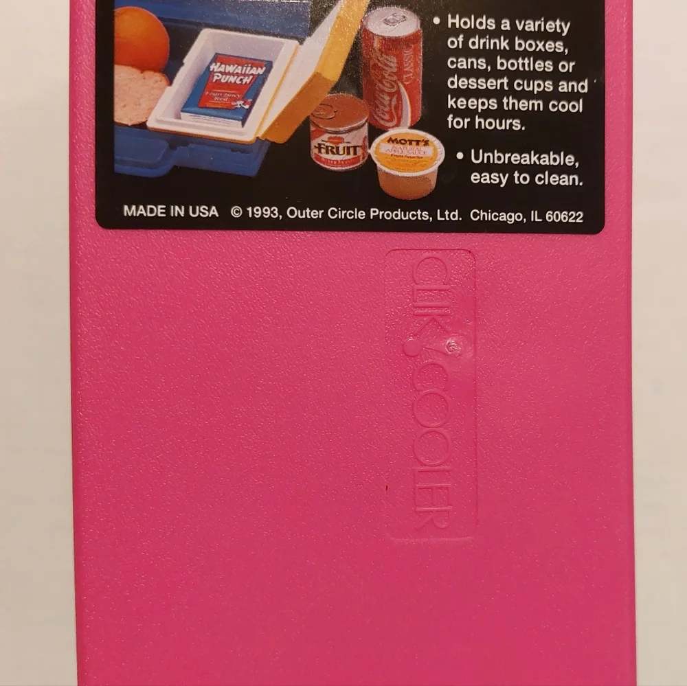 Artic Zone Insulated Lunch Box With Mini Cooler Inside Pink NEW